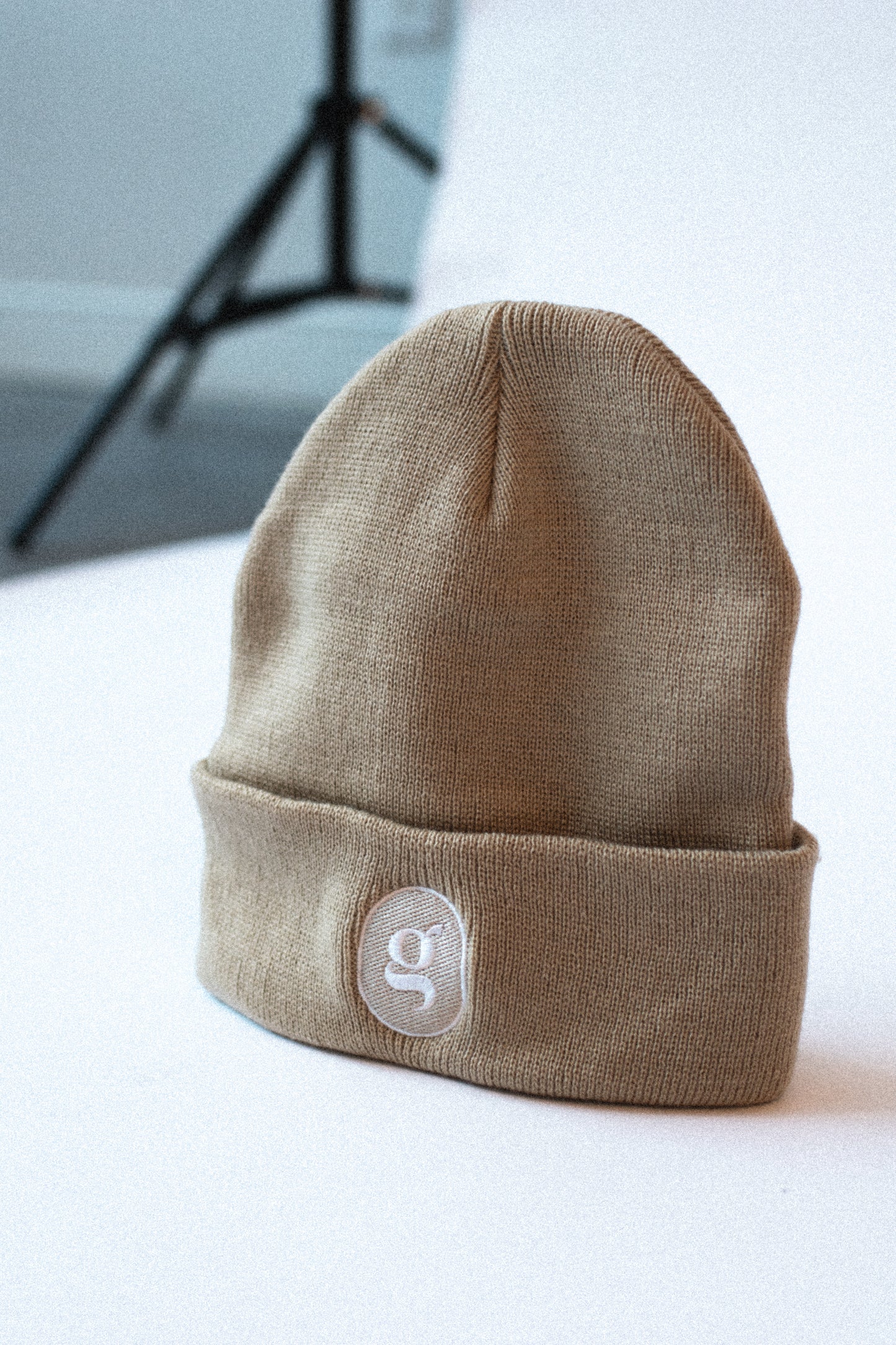 beige beanie